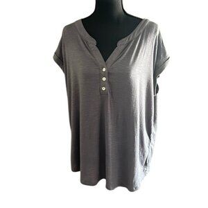 Gray Three Dots tee‎ sz XL